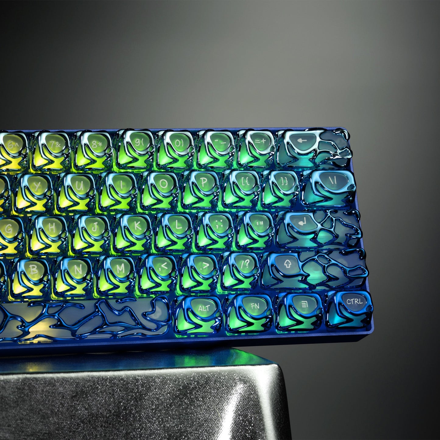 XVX Venom Themed Liquid Metallic ABS+PC Keycap Set