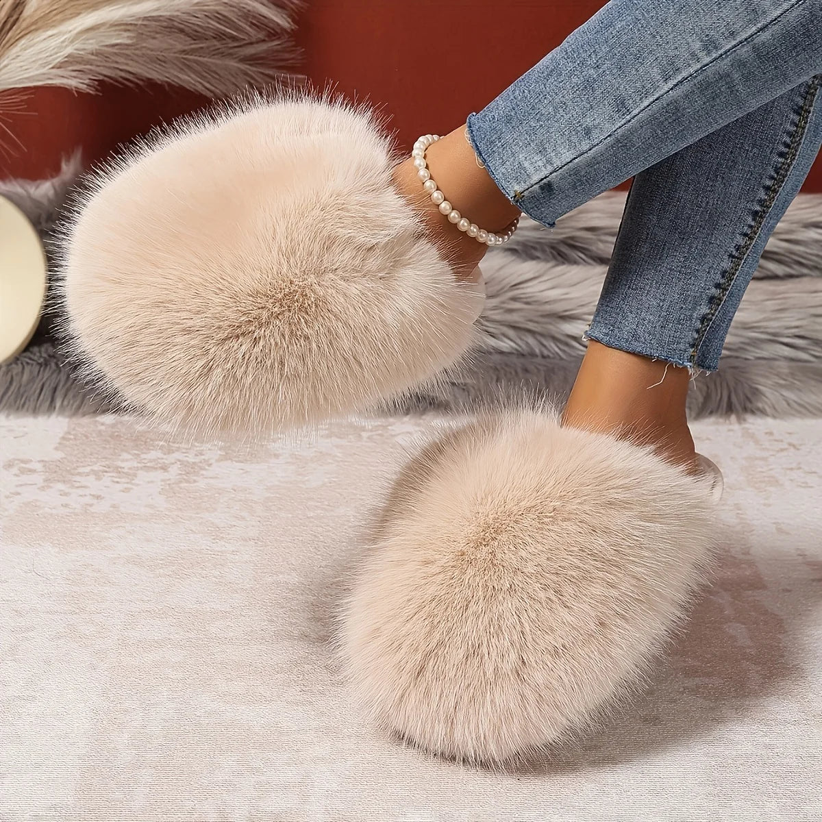 Fluffy Plush Slippers