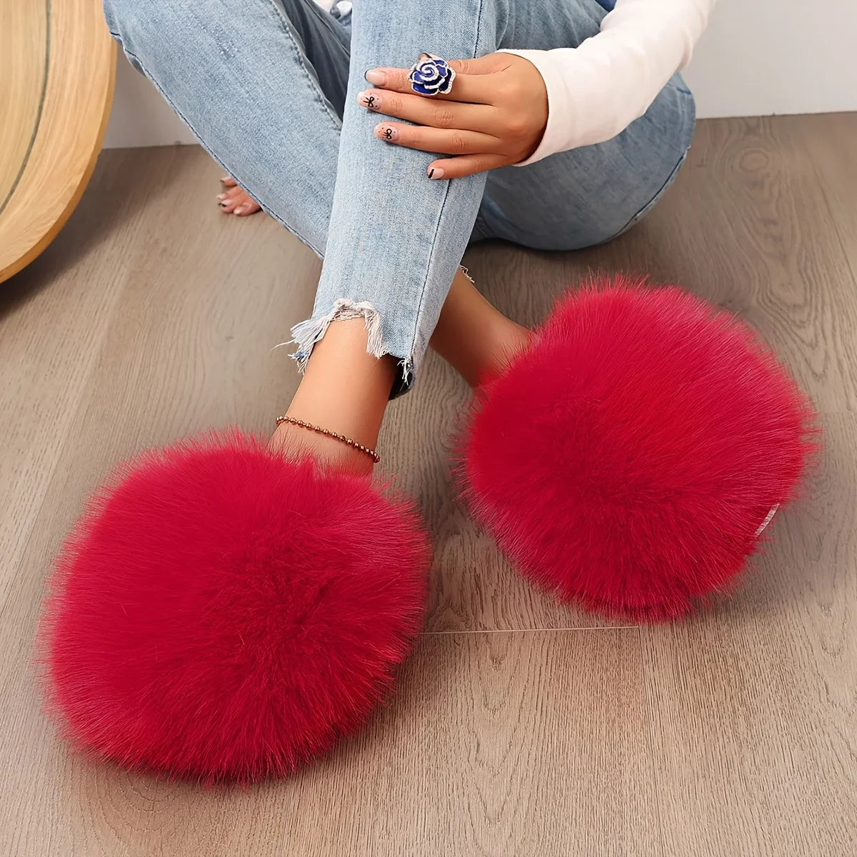 Fluffy Plush Slippers